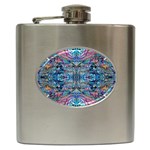 Blend I Eraser 4-1 Repeats I Hip Flask (6 oz)