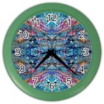 Blend I Eraser 4-1 Repeats I Color Wall Clock