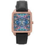 Blend I Eraser 4-1 Repeats I Rose Gold Leather Watch 