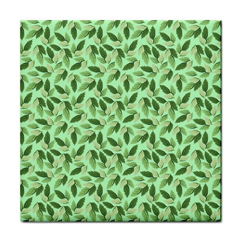 Leaves Pattern Texture Seamless Tile Coaster from ArtsNow.com Front