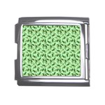 Leaves Pattern Texture Seamless Mega Link Italian Charm (18mm)