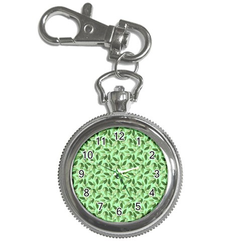 Leaves Pattern Texture Seamless Key Chain Watches from ArtsNow.com Front