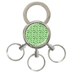 Leaves Pattern Texture Seamless 3-Ring Key Chain