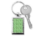 Leaves Pattern Texture Seamless Key Chain (Rectangle)