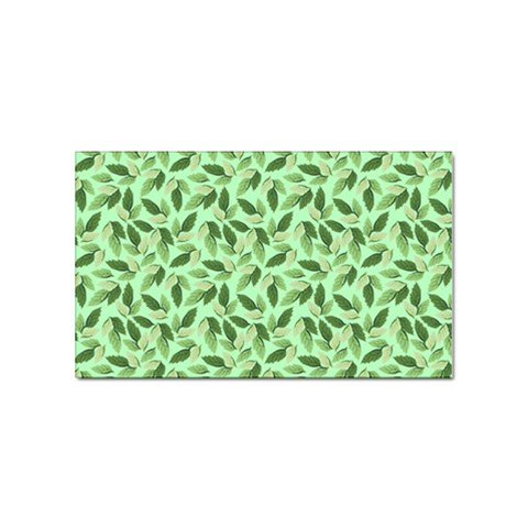 Leaves Pattern Texture Seamless Sticker (Rectangular) from ArtsNow.com Front