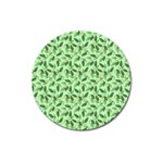 Leaves Pattern Texture Seamless Magnet 3  (Round)