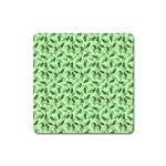 Leaves Pattern Texture Seamless Square Magnet