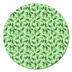 Leaves Pattern Texture Seamless Magnet 5  (Round)