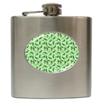 Leaves Pattern Texture Seamless Hip Flask (6 oz)