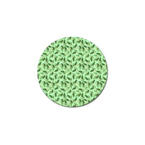 Leaves Pattern Texture Seamless Golf Ball Marker from ArtsNow.com Front