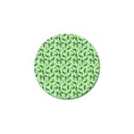 Leaves Pattern Texture Seamless Golf Ball Marker