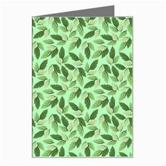 Leaves Pattern Texture Seamless Greeting Card from ArtsNow.com Left