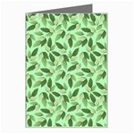 Leaves Pattern Texture Seamless Greeting Card