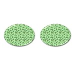 Leaves Pattern Texture Seamless Cufflinks (Oval)