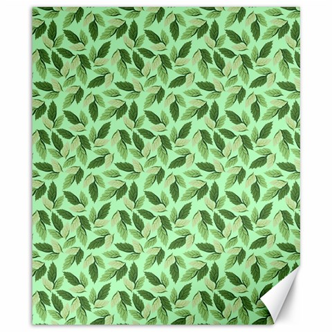 Leaves Pattern Texture Seamless Canvas 8  x 10  from ArtsNow.com 8.15 x9.66  Canvas - 1