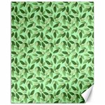 Leaves Pattern Texture Seamless Canvas 11  x 14 