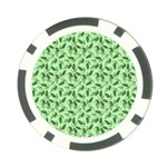 Leaves Pattern Texture Seamless Poker Chip Card Guard