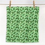 Leaves Pattern Texture Seamless Face Towel