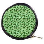 Leaves Pattern Texture Seamless Mini Makeup Bag