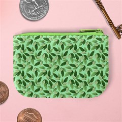 Leaves Pattern Texture Seamless Mini Coin Purse from ArtsNow.com Back