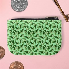 Leaves Pattern Texture Seamless Mini Coin Purse from ArtsNow.com Back