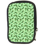 Leaves Pattern Texture Seamless Compact Camera Leather Case