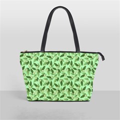 Leaves Pattern Texture Seamless Classic Shoulder Handbag from ArtsNow.com Front