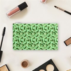 Leaves Pattern Texture Seamless Cosmetic Bag (Small) from ArtsNow.com Front