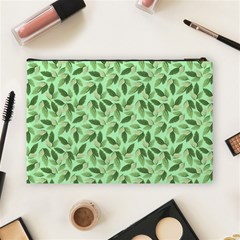 Leaves Pattern Texture Seamless Cosmetic Bag (Large) from ArtsNow.com Back