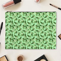 Leaves Pattern Texture Seamless Cosmetic Bag (XL) from ArtsNow.com Front