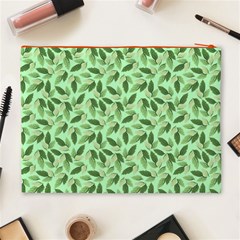 Leaves Pattern Texture Seamless Cosmetic Bag (XL) from ArtsNow.com Back