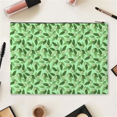 Leaves Pattern Texture Seamless Cosmetic Bag (XL) from ArtsNow.com Back