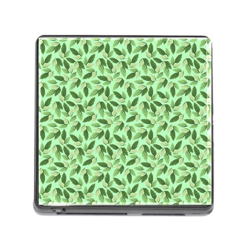 Leaves Pattern Texture Seamless Memory Card Reader (Square 5 Slot) from ArtsNow.com Front