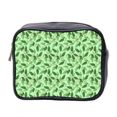 Leaves Pattern Texture Seamless Mini Toiletries Bag (Two Sides) from ArtsNow.com Front