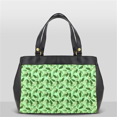 Leaves Pattern Texture Seamless Oversize Office Handbag (2 Sides) from ArtsNow.com Back