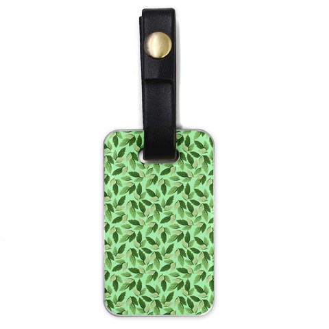 Leaves Pattern Texture Seamless Luggage Tag (one side) from ArtsNow.com Front