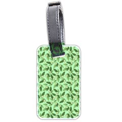 Leaves Pattern Texture Seamless Luggage Tag (two sides) from ArtsNow.com Back