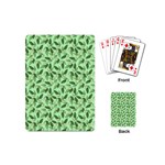 Leaves Pattern Texture Seamless Playing Cards Single Design (Mini)