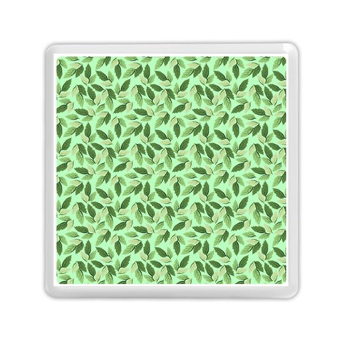 Leaves Pattern Texture Seamless Memory Card Reader (Square) from ArtsNow.com Front