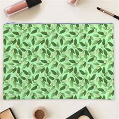 Leaves Pattern Texture Seamless Cosmetic Bag (XXL) from ArtsNow.com Front