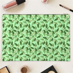 Leaves Pattern Texture Seamless Cosmetic Bag (XXL) from ArtsNow.com Back