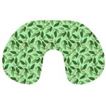 Leaves Pattern Texture Seamless Travel Neck Pillow