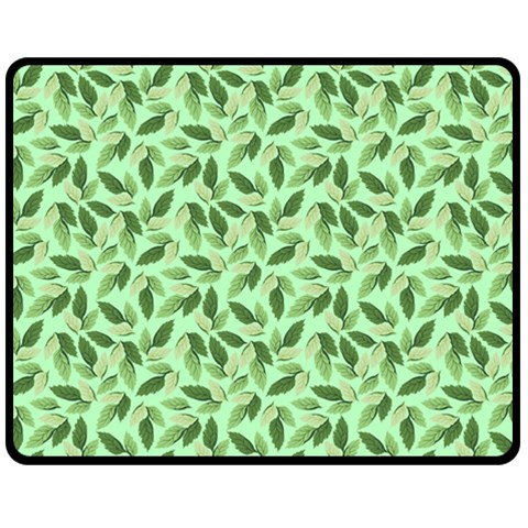 Leaves Pattern Texture Seamless Two Sides Fleece Blanket (Medium) from ArtsNow.com 58.8 x47.4  Blanket Front