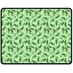 Leaves Pattern Texture Seamless Two Sides Fleece Blanket (Medium) from ArtsNow.com 58.8 x47.4  Blanket Front