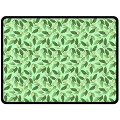 Leaves Pattern Texture Seamless Two Sides Fleece Blanket (Large) from ArtsNow.com 80 x60  Blanket Front