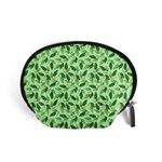 Leaves Pattern Texture Seamless Accessory Pouch (Small)