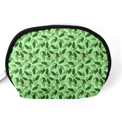 Leaves Pattern Texture Seamless Accessory Pouch (Medium) from ArtsNow.com Back