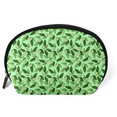 Leaves Pattern Texture Seamless Accessory Pouch (Large) from ArtsNow.com Back