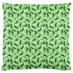 Leaves Pattern Texture Seamless Standard Premium Plush Fleece Cushion Case (One Side)