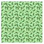 Leaves Pattern Texture Seamless Square Satin Scarf (36  x 36 )